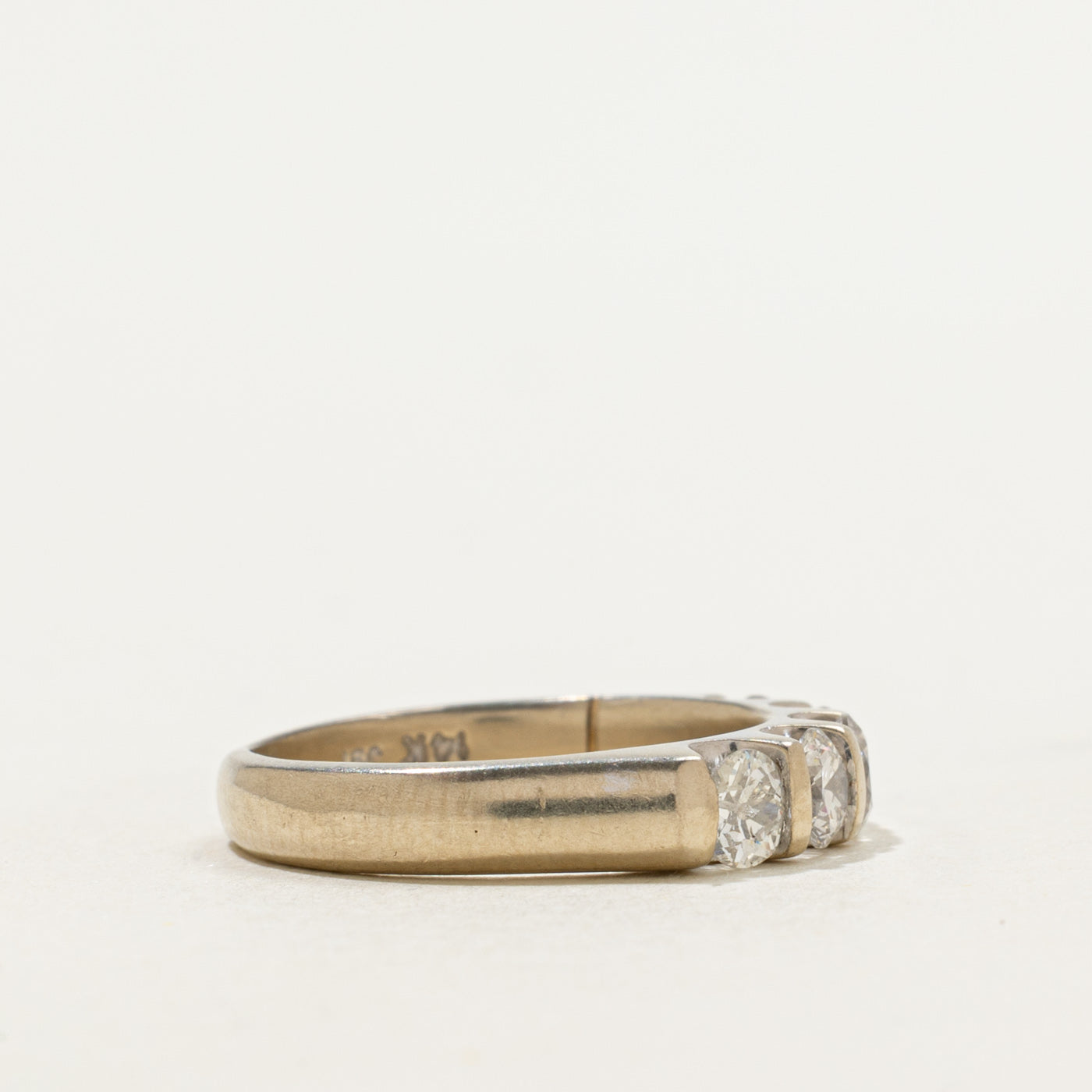 Tension Set Five Stone Diamond Band | 0.92ctw | SZ 5.5