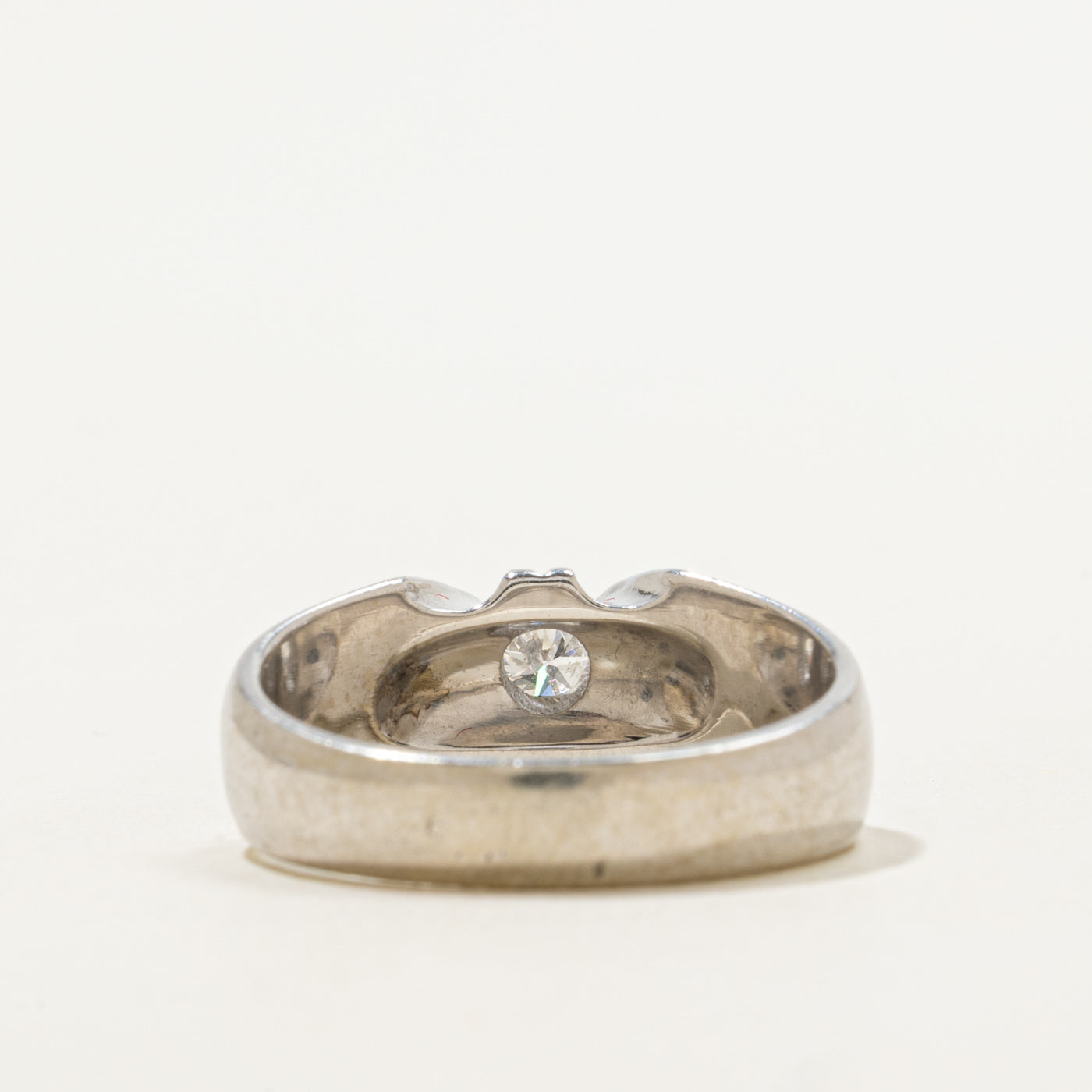 Blecher Set Solitaire Diamond Ring | 0.20ct I 1 I | SZ 9.25
