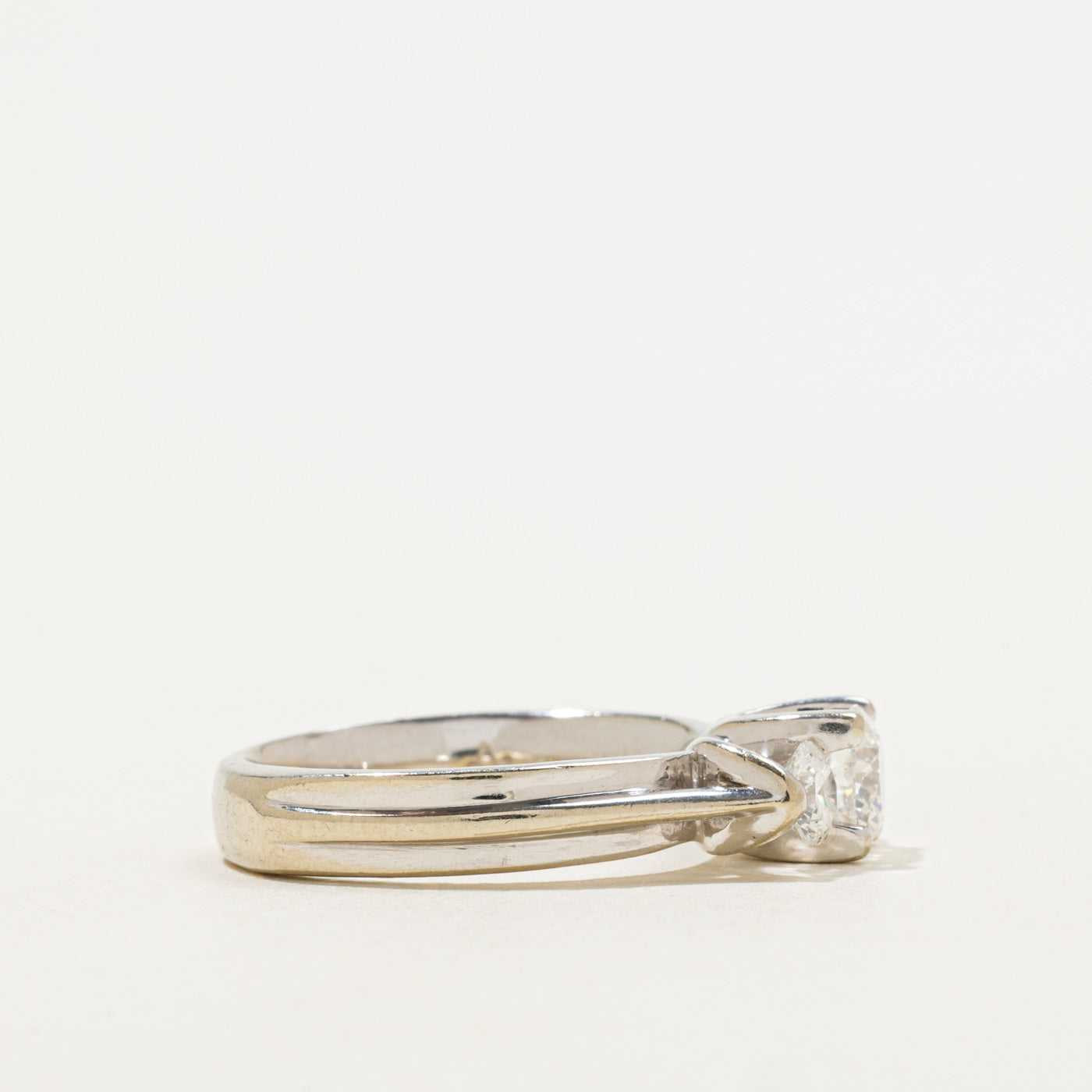 Three Stone Diamond Engagement Ring | 0.74ct I1 H, 1.0ctw | SZ 7.25
