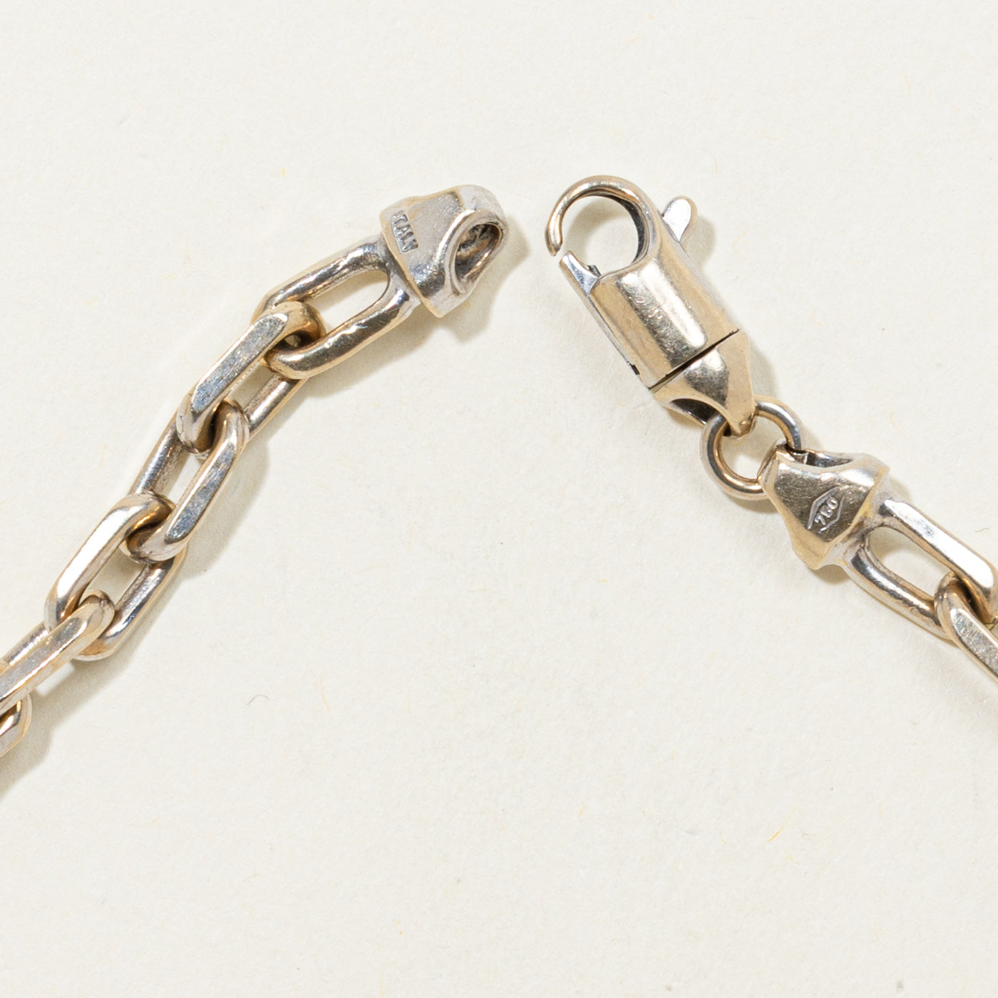 Italian Diamond Accented Chunky Chain Bracelet | 0.10ctw | 8"