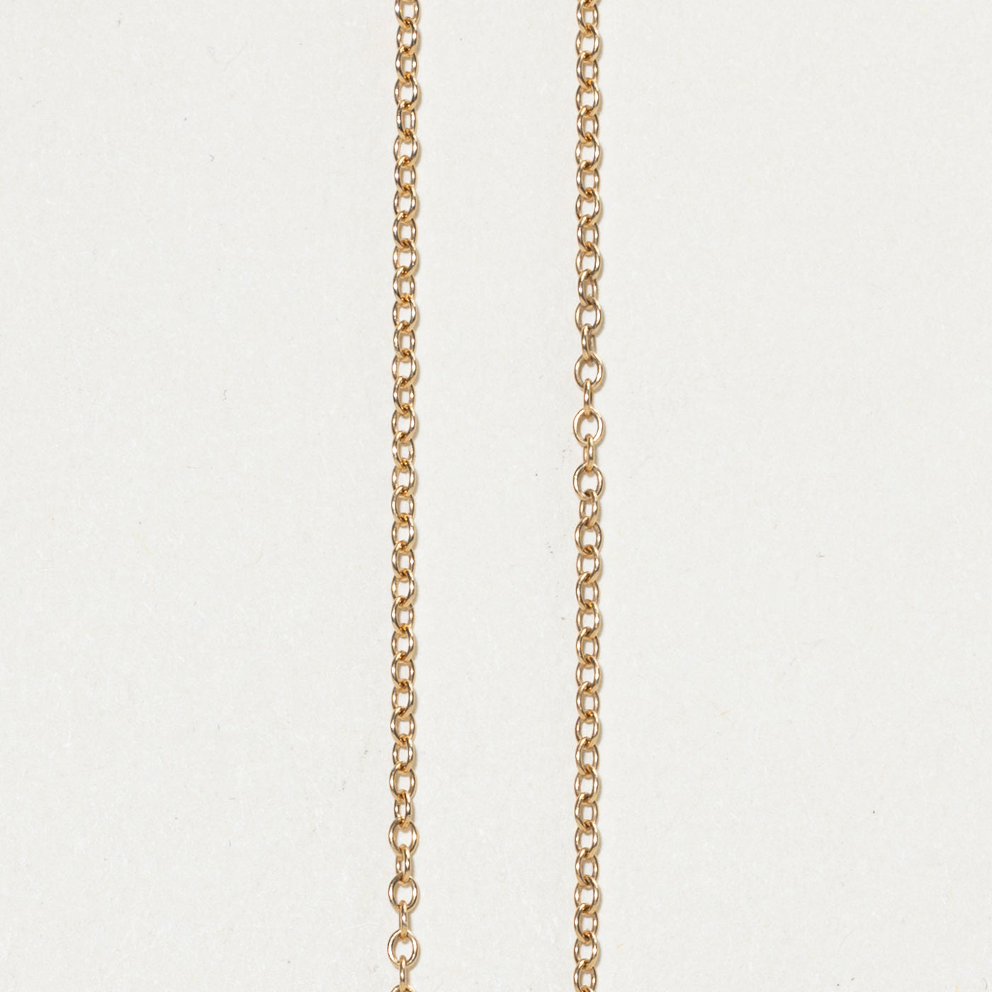 Diamond Cluster Wavy Necklace | 0.52ctw | 18"