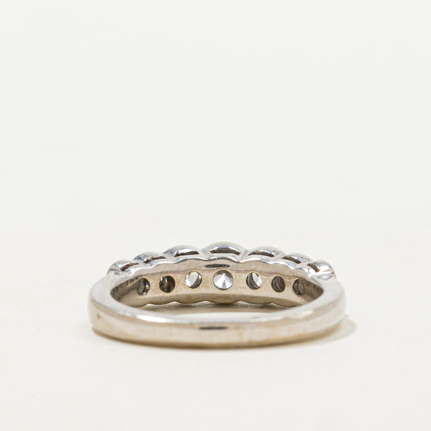Semi Eternity Graduated Diamond Ring | 0.70ctw | SZ 4.75