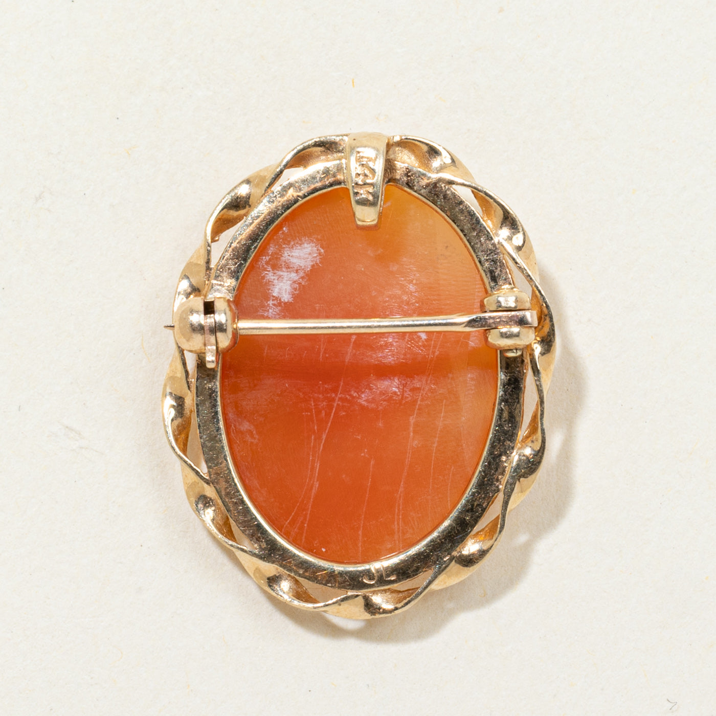 Shell Cameo Ornate Brooch & Pendant | 7.50ct