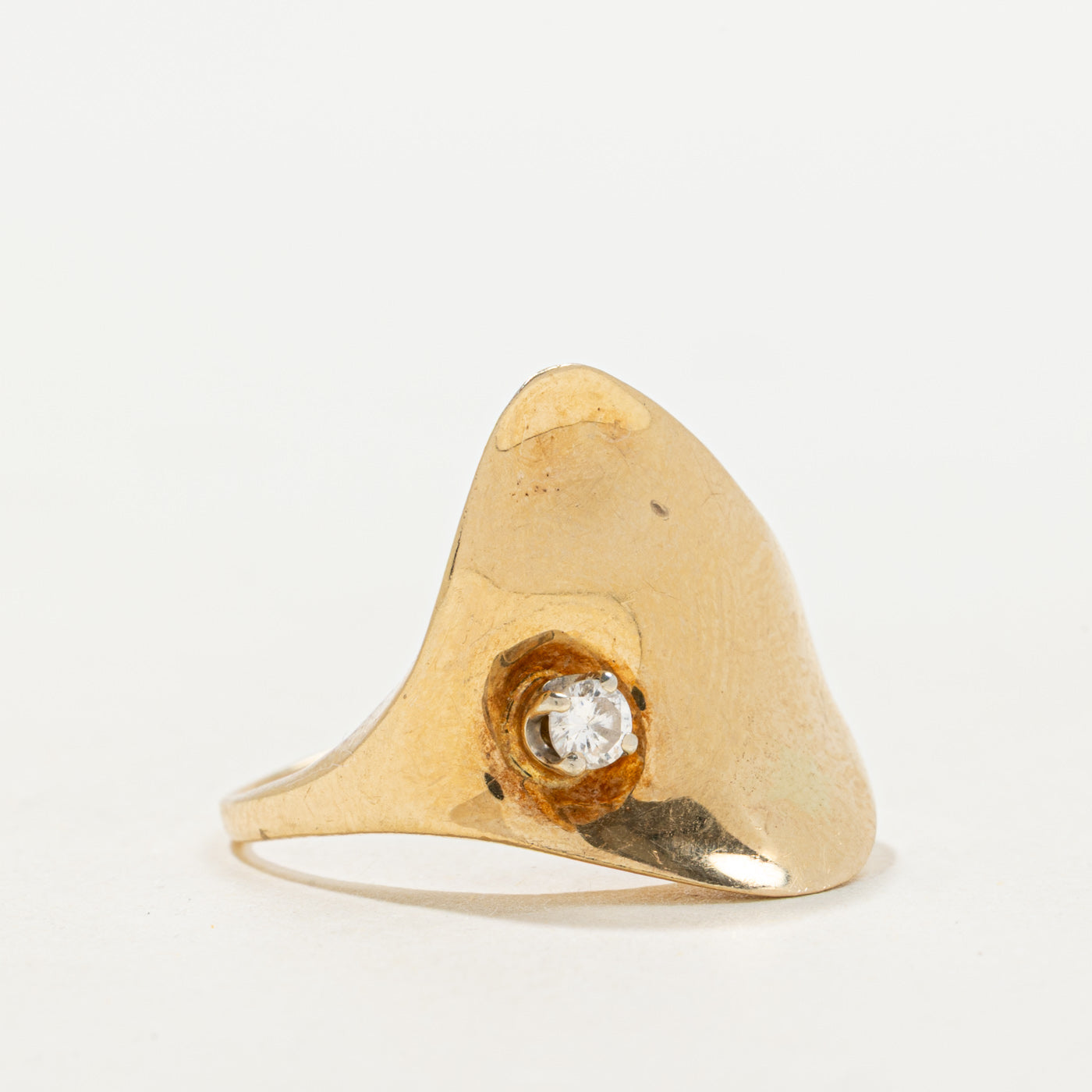 Diamond Freeform Ring | 0.07ct | SZ 6