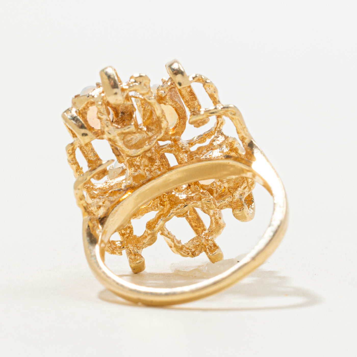 Scattered Opal Cocktail Ring | 0.40ctw | SZ 4.25