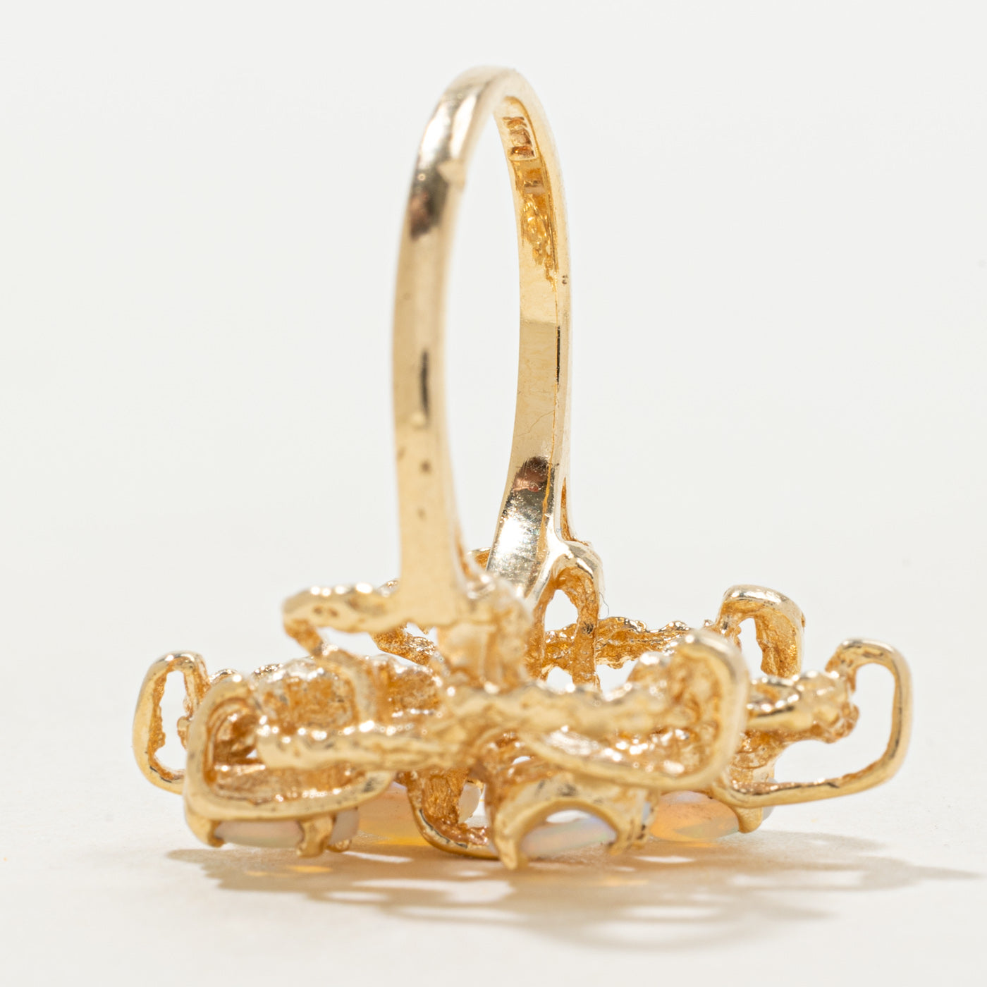 Scattered Opal Cocktail Ring | 0.40ctw | SZ 4.25