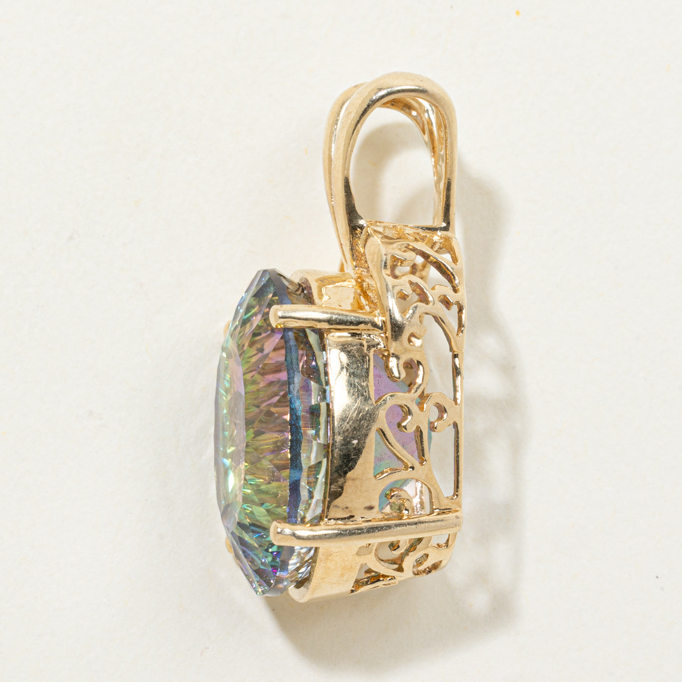 Large Mystic Topaz Pendant | 36.00ct