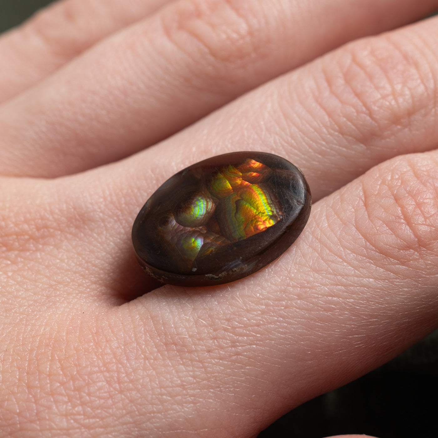 Loose Oval Cabochon Cut Fire Agate | 13.98ct