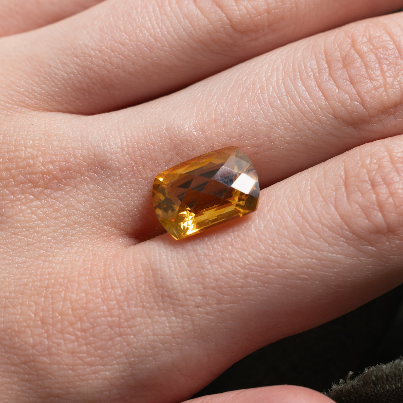 Loose Checkerboard Cut Citrine | 6.40ct