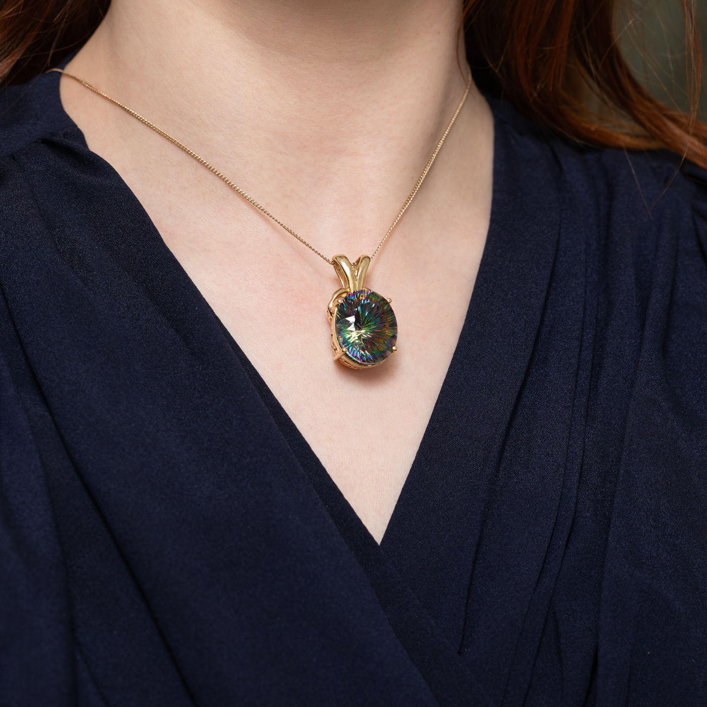 Large Mystic Topaz Pendant | 36.00ct