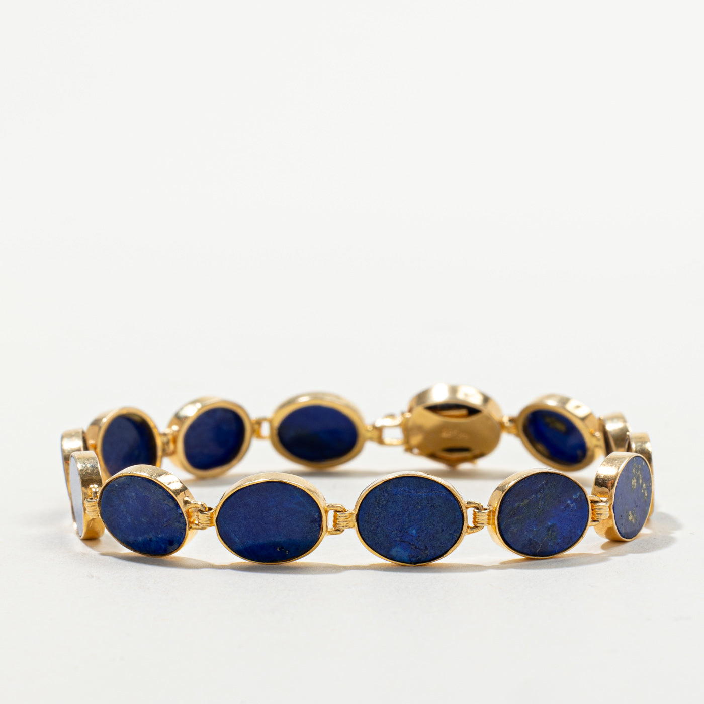 Dyed Lapis Gemstone Bracelet | 14.00ctw | 7"