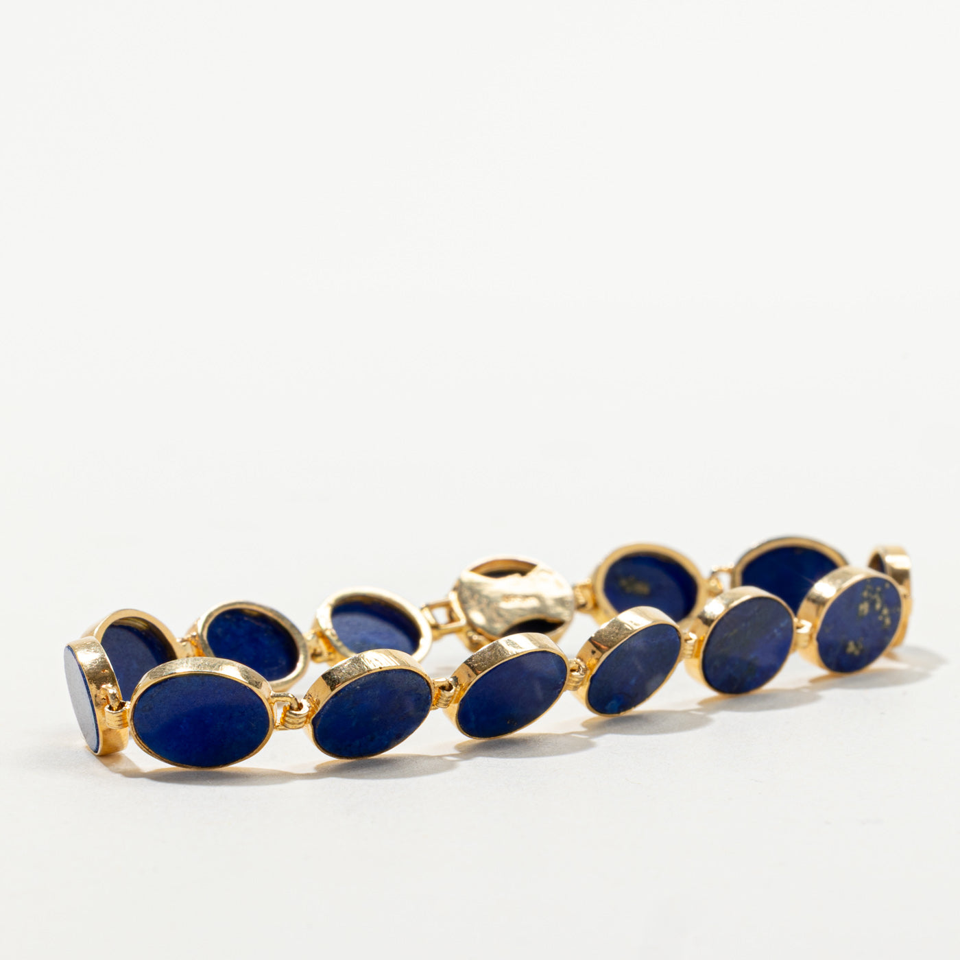 Dyed Lapis Gemstone Bracelet | 14.00ctw | 7"