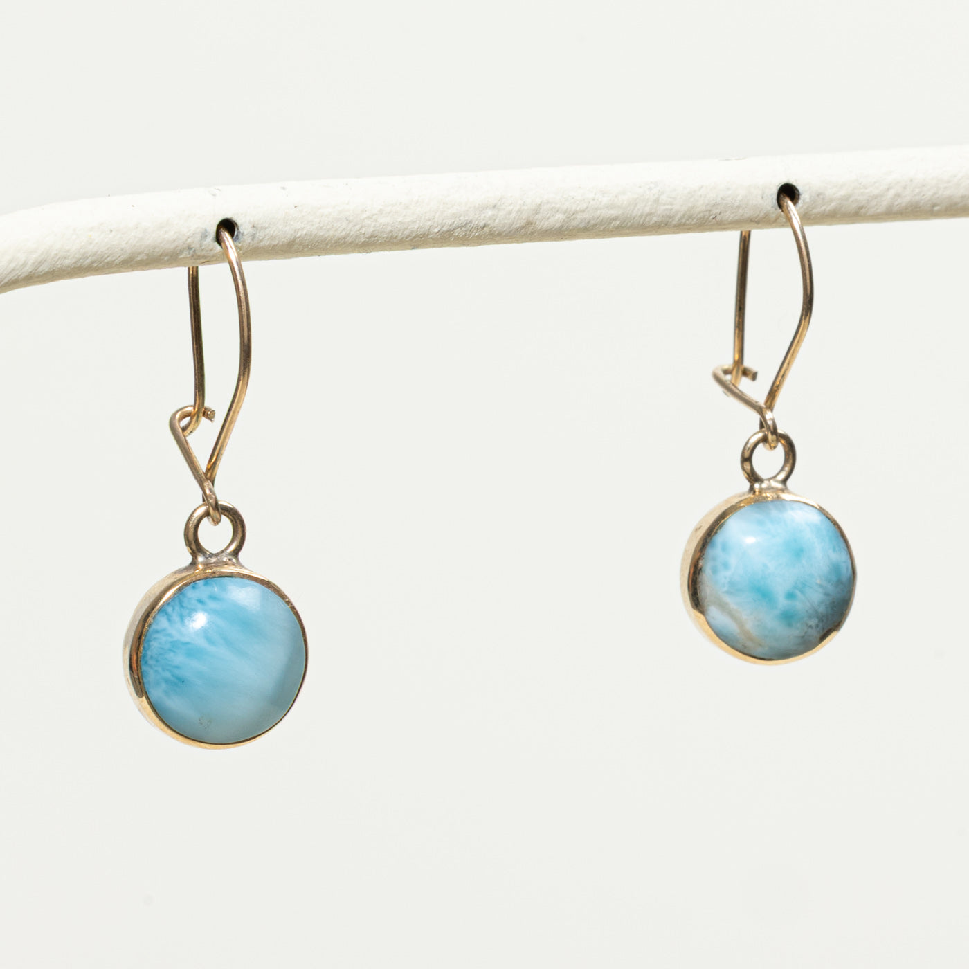 Larimar Drop Earrings | 10.50ctw