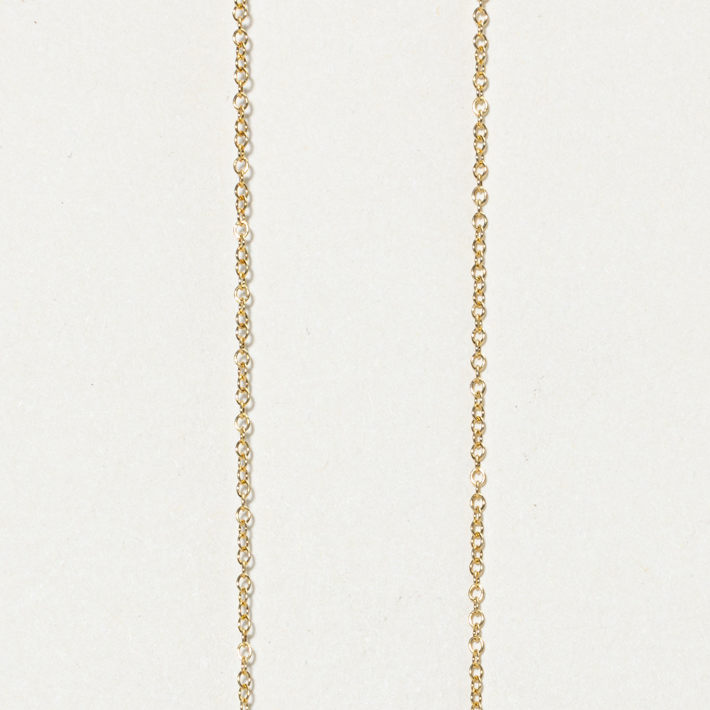 'Gucci' Horsebit 18k Yellow Gold Necklace | 18"