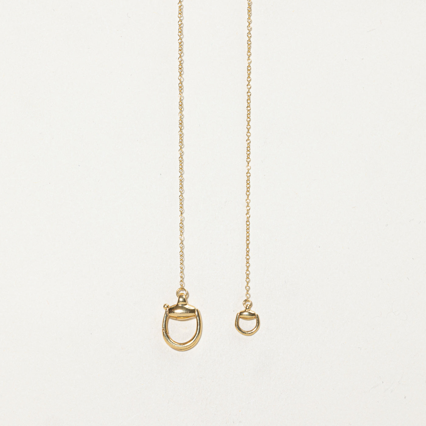 'Gucci' Horsebit 18k Yellow Gold Necklace | 18"