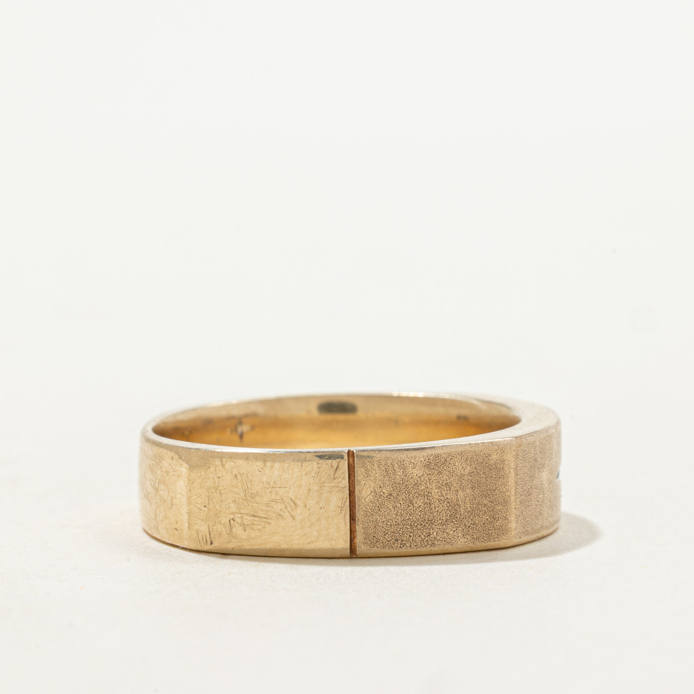 Star Set Diamond Soft Square Band | 0.08ct | 6.35mm | SZ 10.75