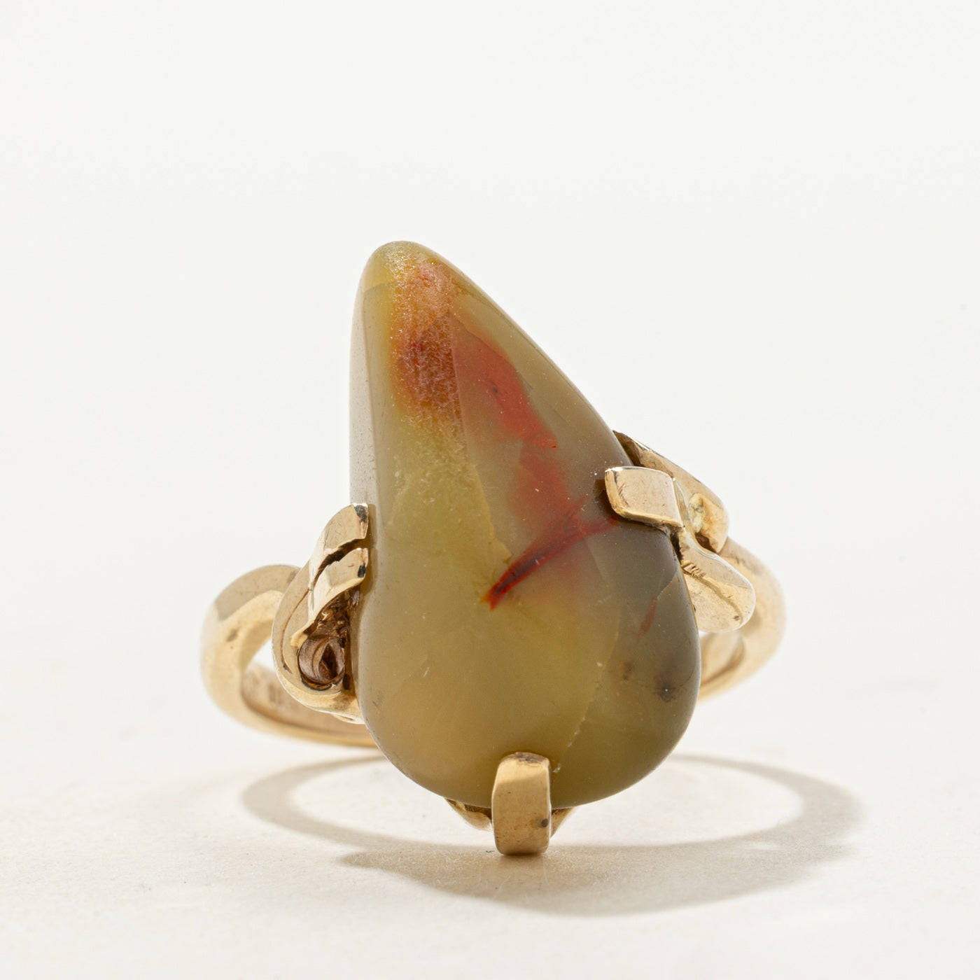 Freeform Jasper Cocktail Ring | 13.00ct | SZ 7.25