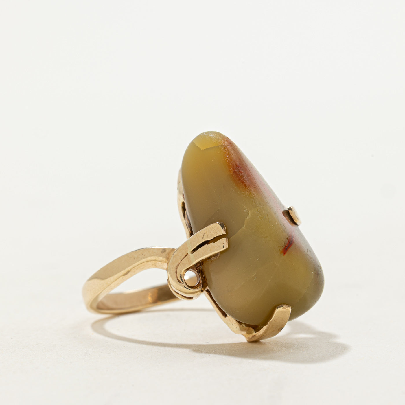 Freeform Jasper Cocktail Ring | 13.00ct | SZ 7.25