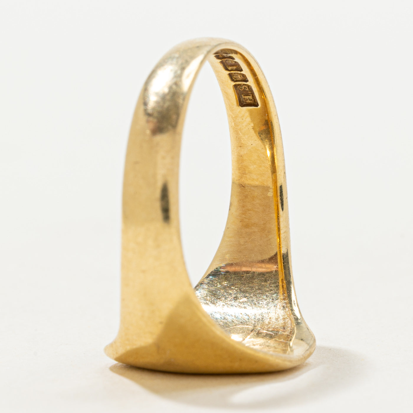 1960 Birmingham 18k Yellow Gold Signet Ring | SZ 9.25
