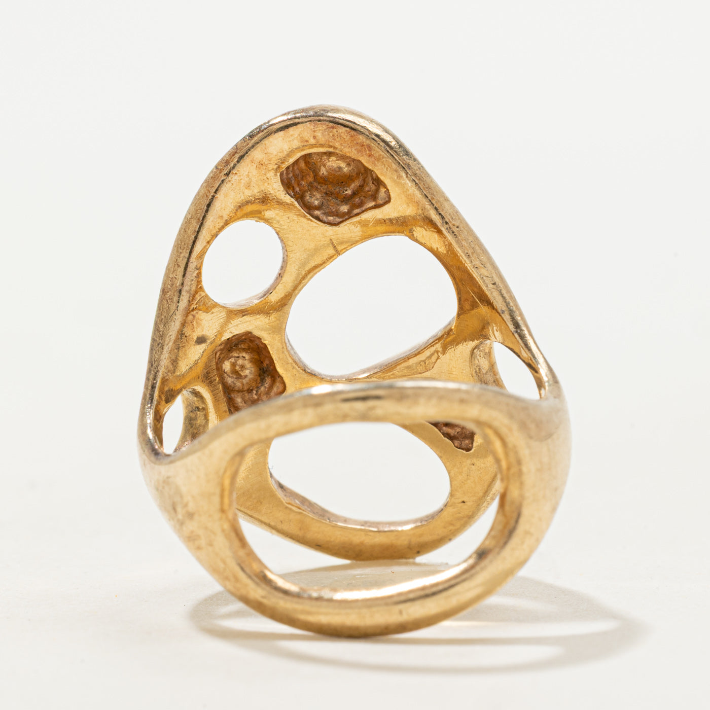 14k Yellow Gold Freeform Ring | SZ 8