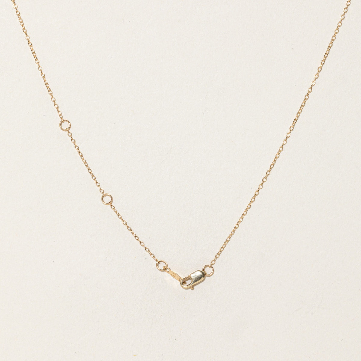14k Yellow Gold Cable Link Chain | 1.15mm | 18"