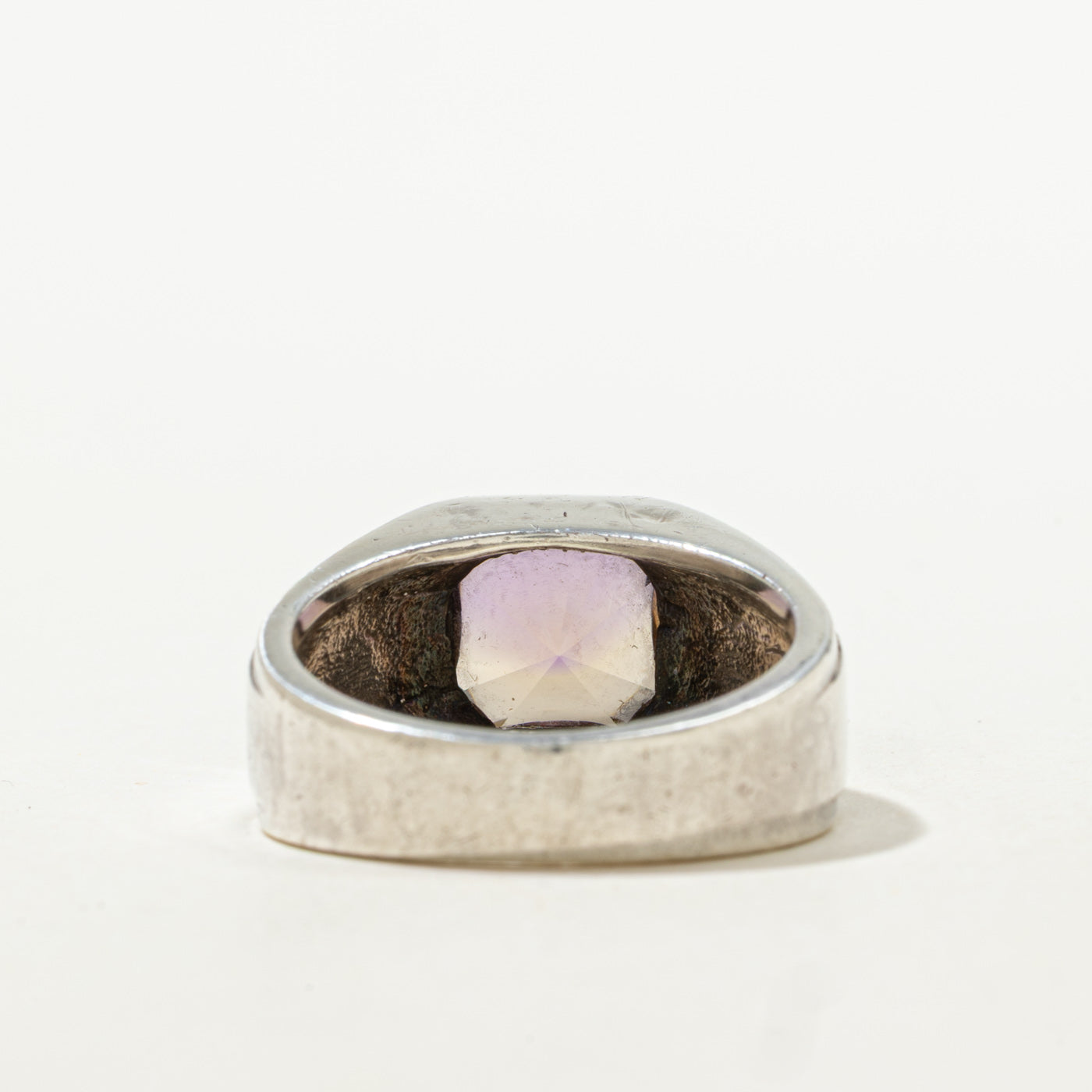 Sterling Silver Bezel Set Ametrine Ring | 3.30ct | SZ 8.25