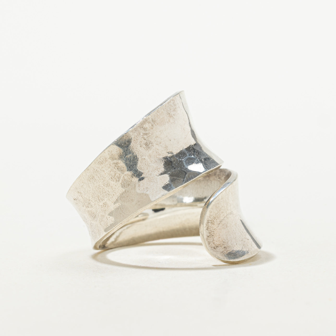 Sterling Silver Wide Wrap Ring | SZ 7.5