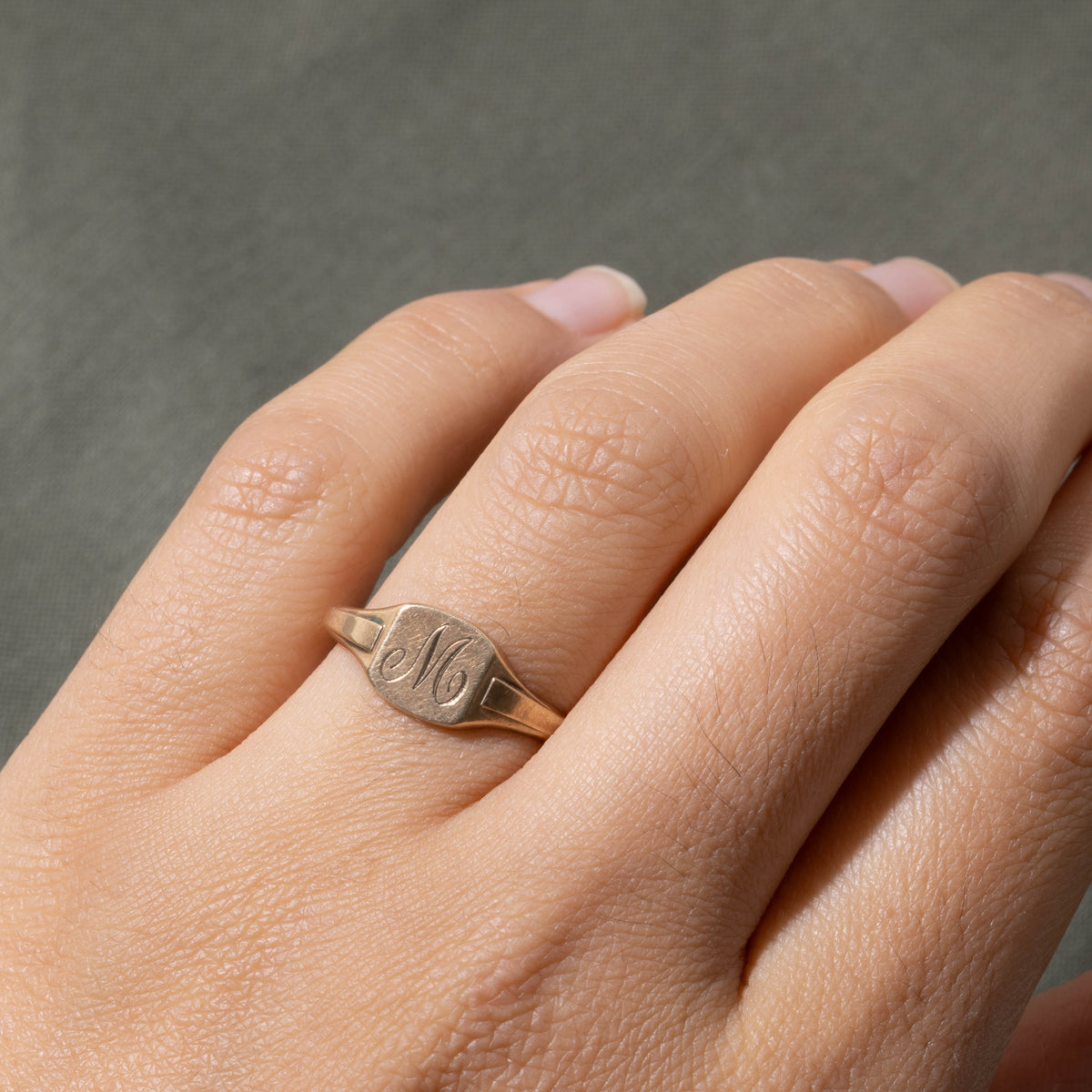 1934 Chester Yellow Gold Signet Ring | 7.7mm | SZ 8
