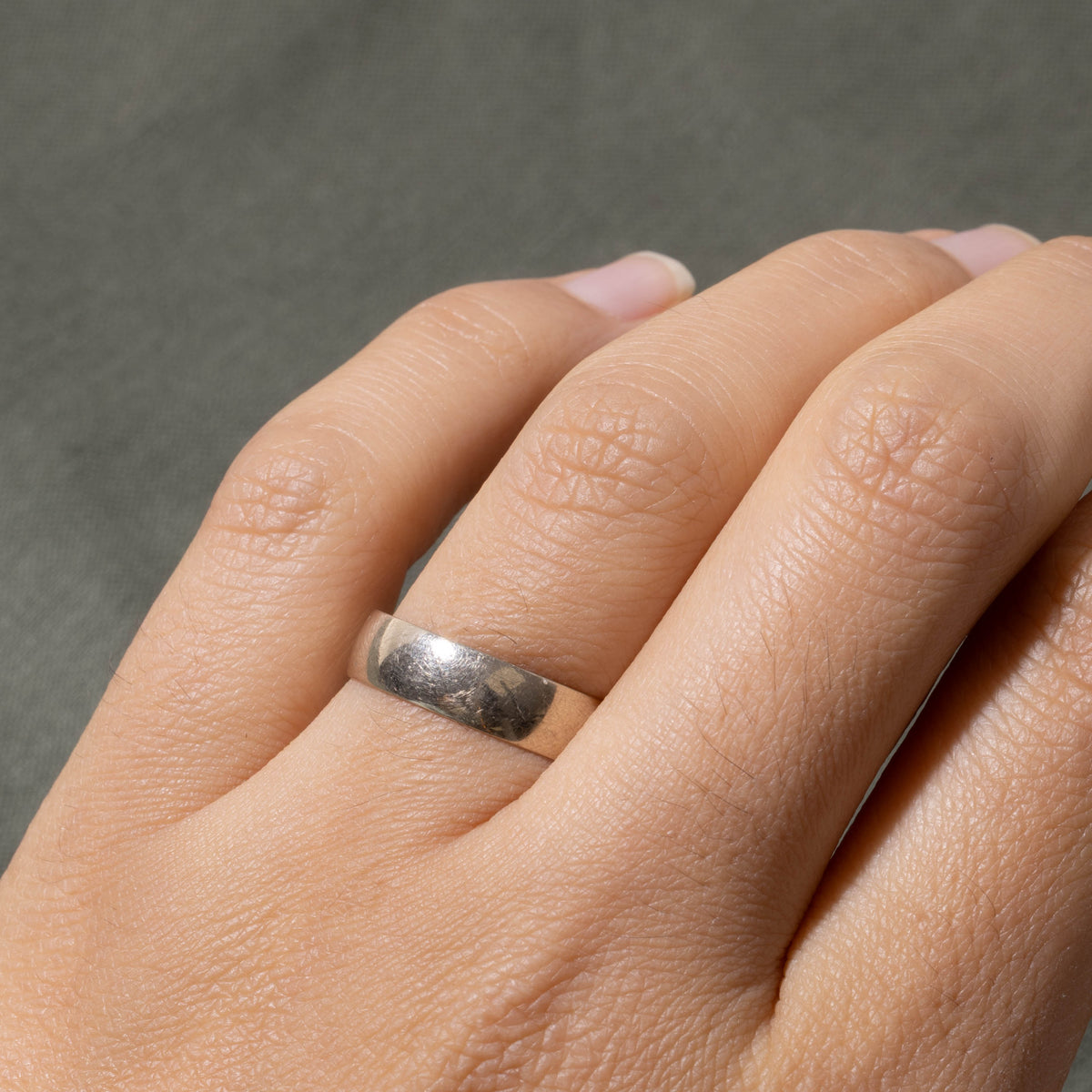 London White Gold Band | 5mm | SZ 7.75