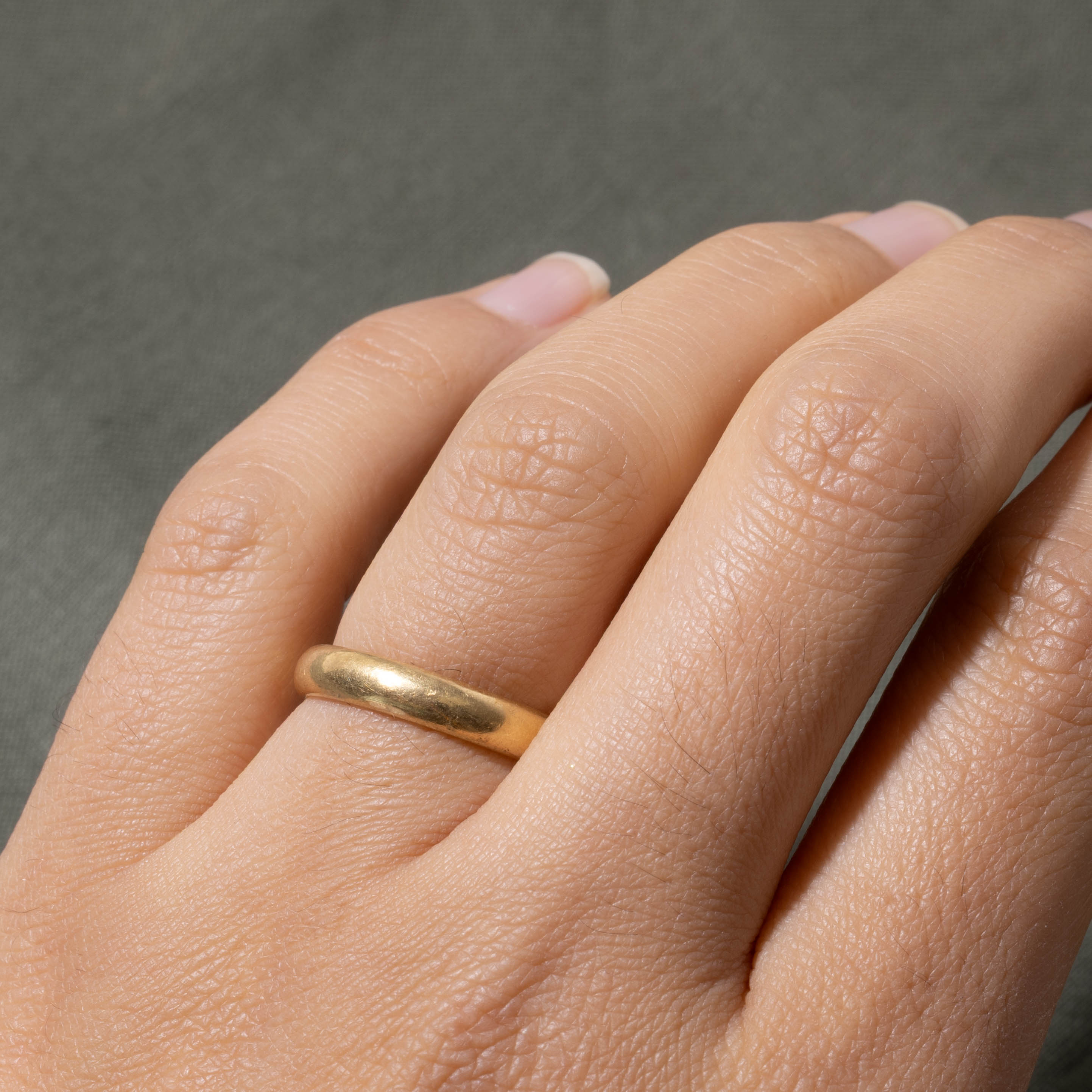 1930 Birmingham Yellow Gold Band | SZ 5.5