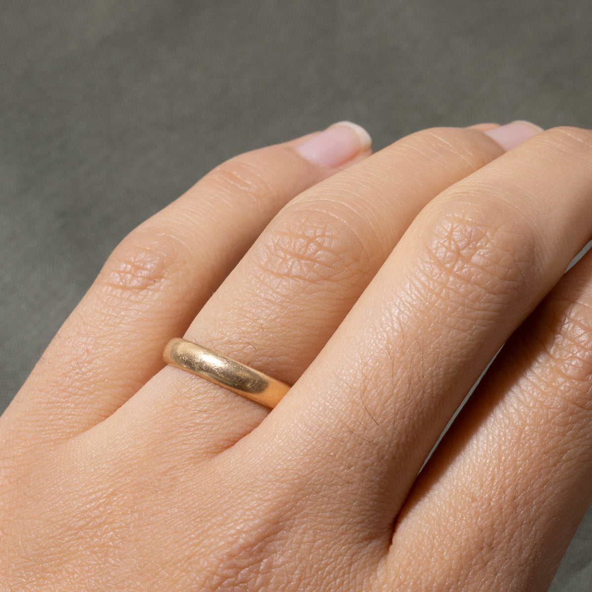 1891 Birmingham Yellow Gold Band | 3.6mm | SZ 6.25