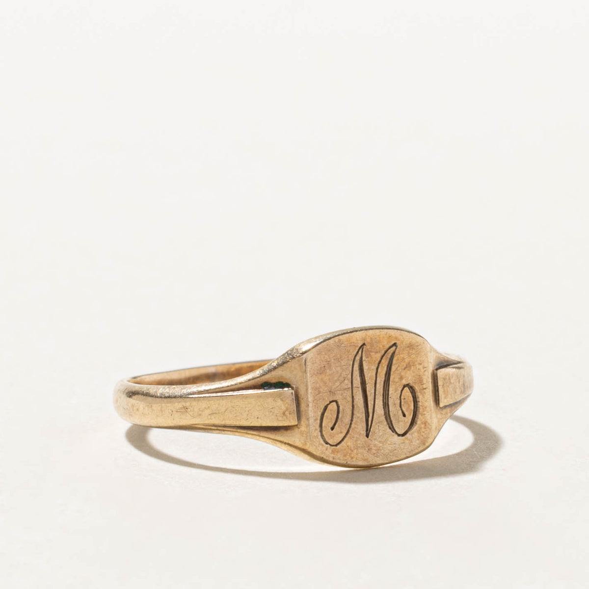 1934 Chester Yellow Gold Signet Ring | 7.7mm | SZ 8