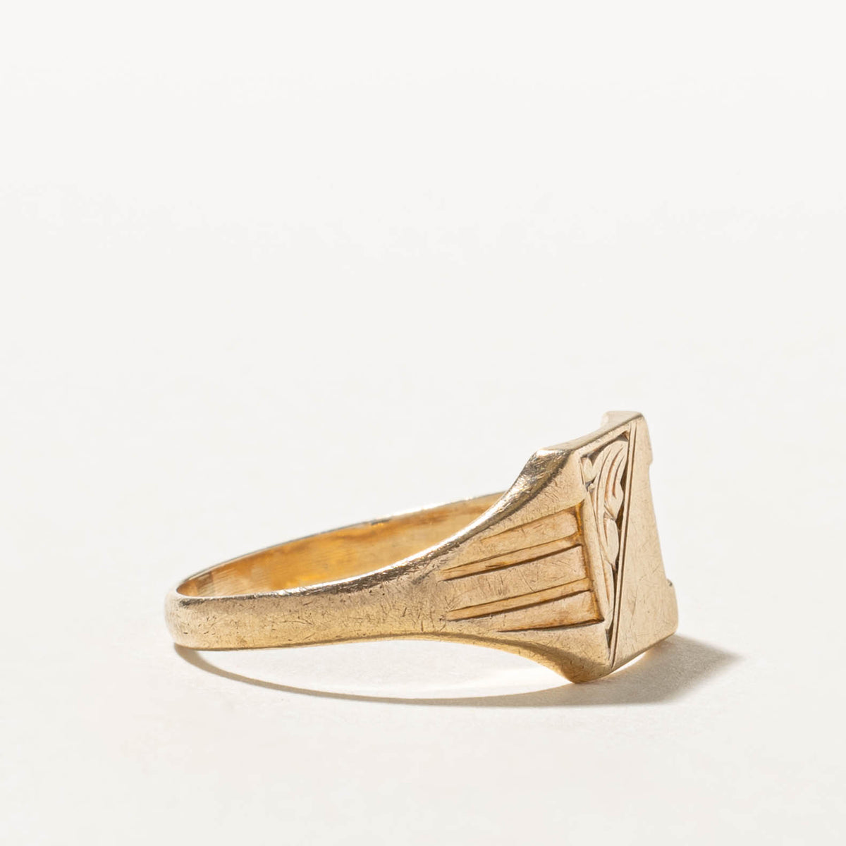 1979 Birmingham Yellow Gold Signet Ring | SZ 10.75