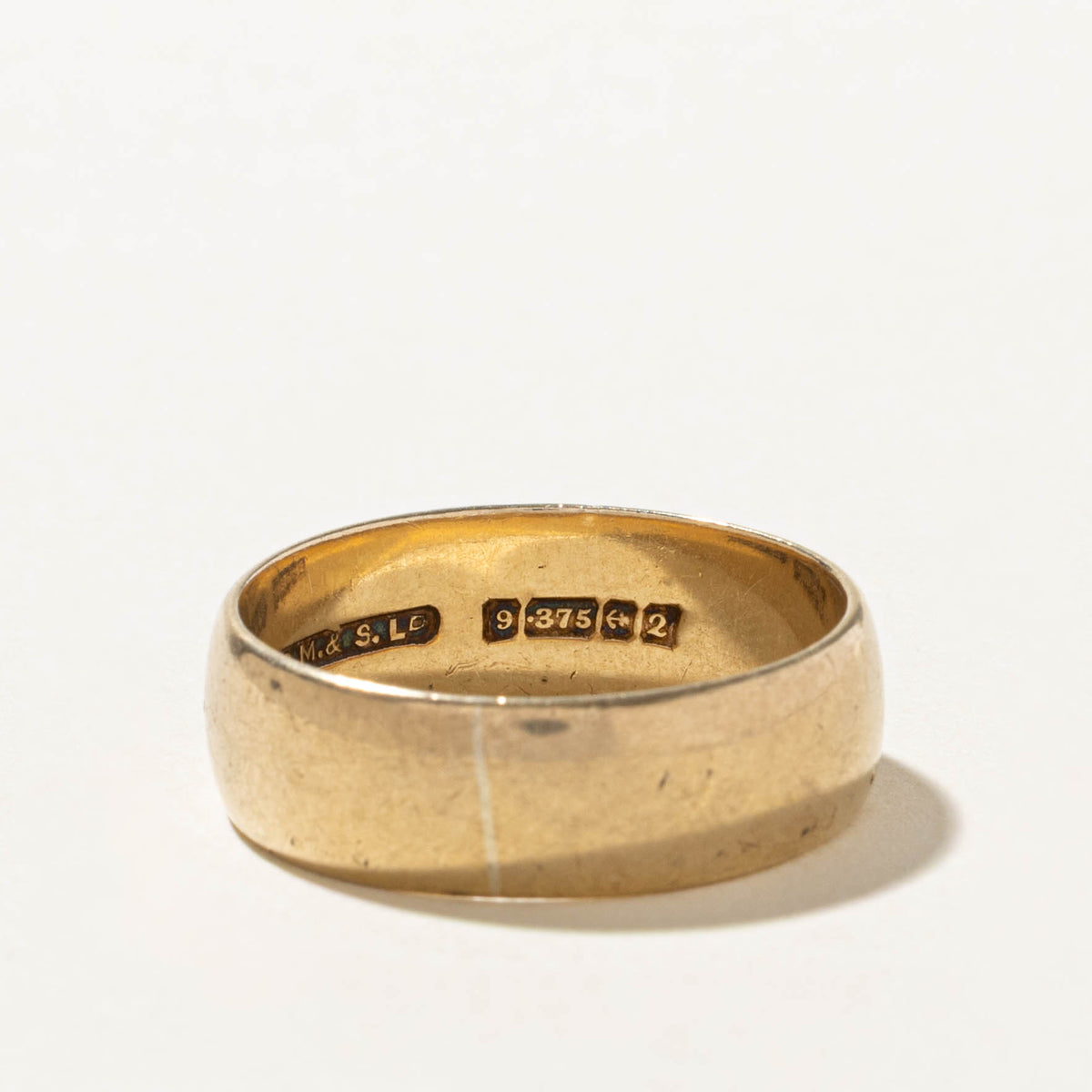 1965 Birmingham Yellow Gold Cigar Band | 7.5mm | SZ 12.75