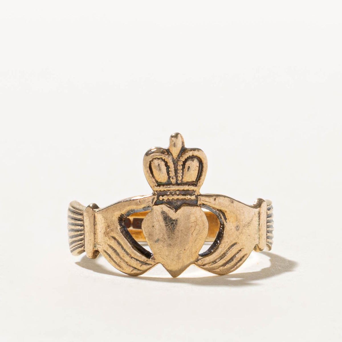 1975 Dublin Yellow Gold Claddagh Ring | SZ 7