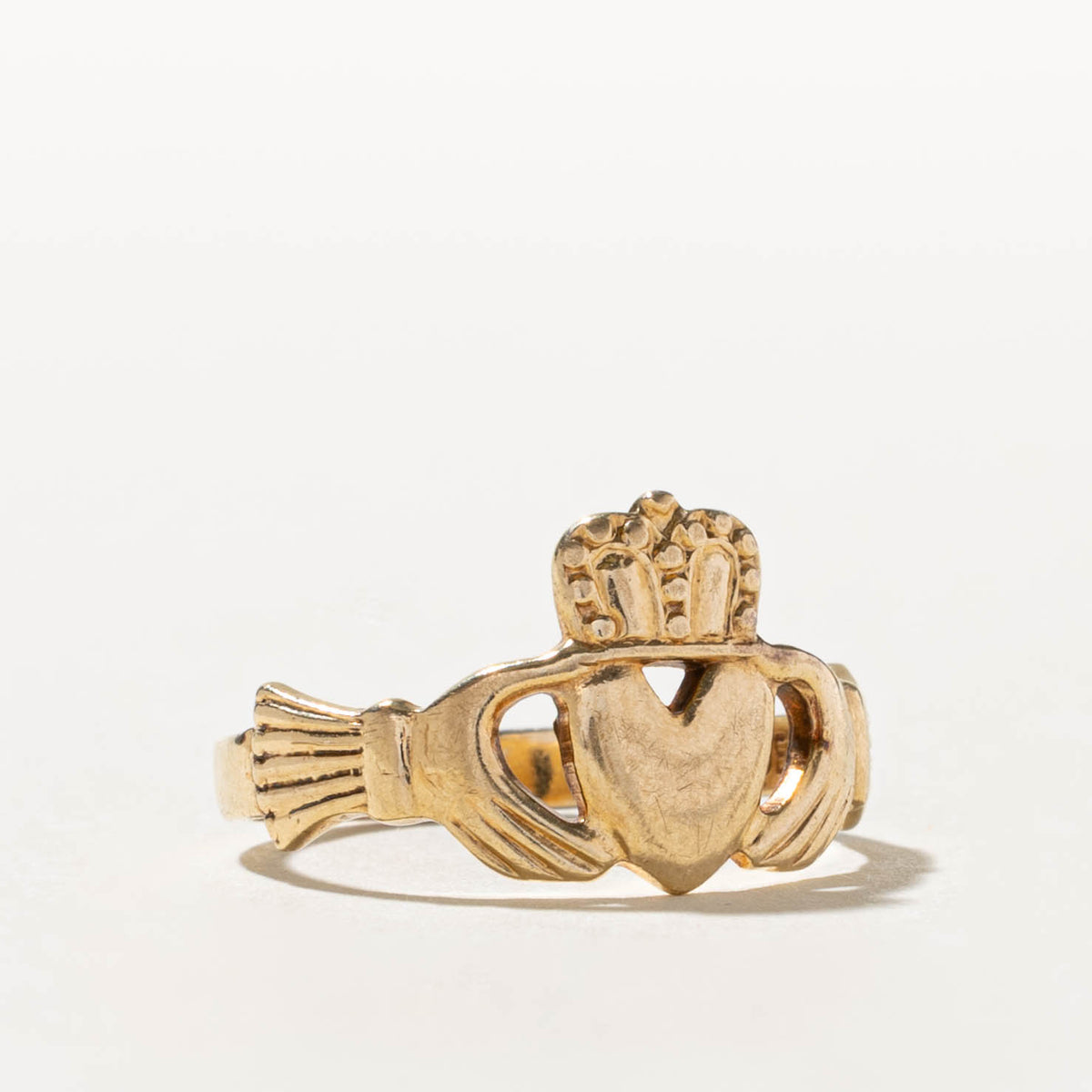 1987 Dublin Yellow Gold Claddagh Ring | SZ 7