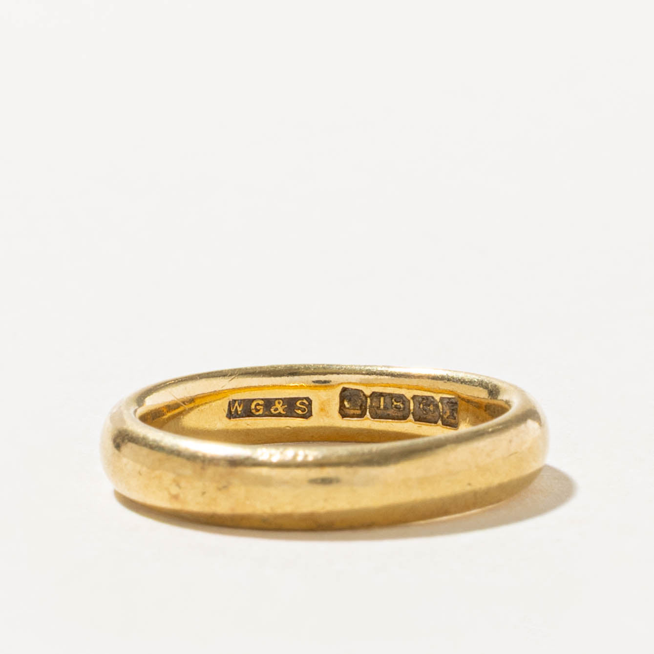 1930 Birmingham Yellow Gold Band | SZ 5.5