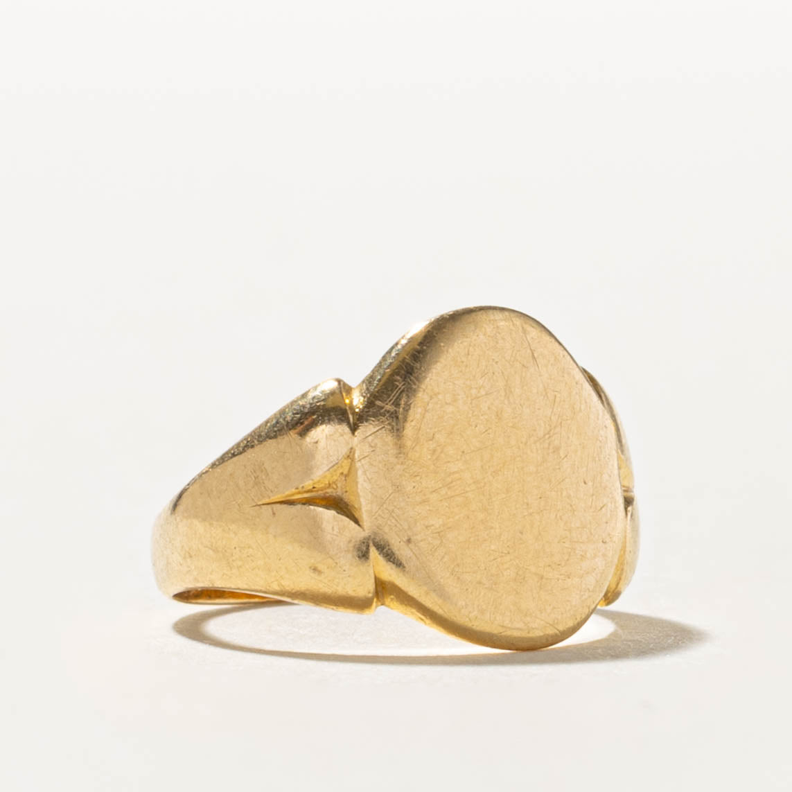 1910 Chester Yellow Gold Signet Ring | SZ 1.75