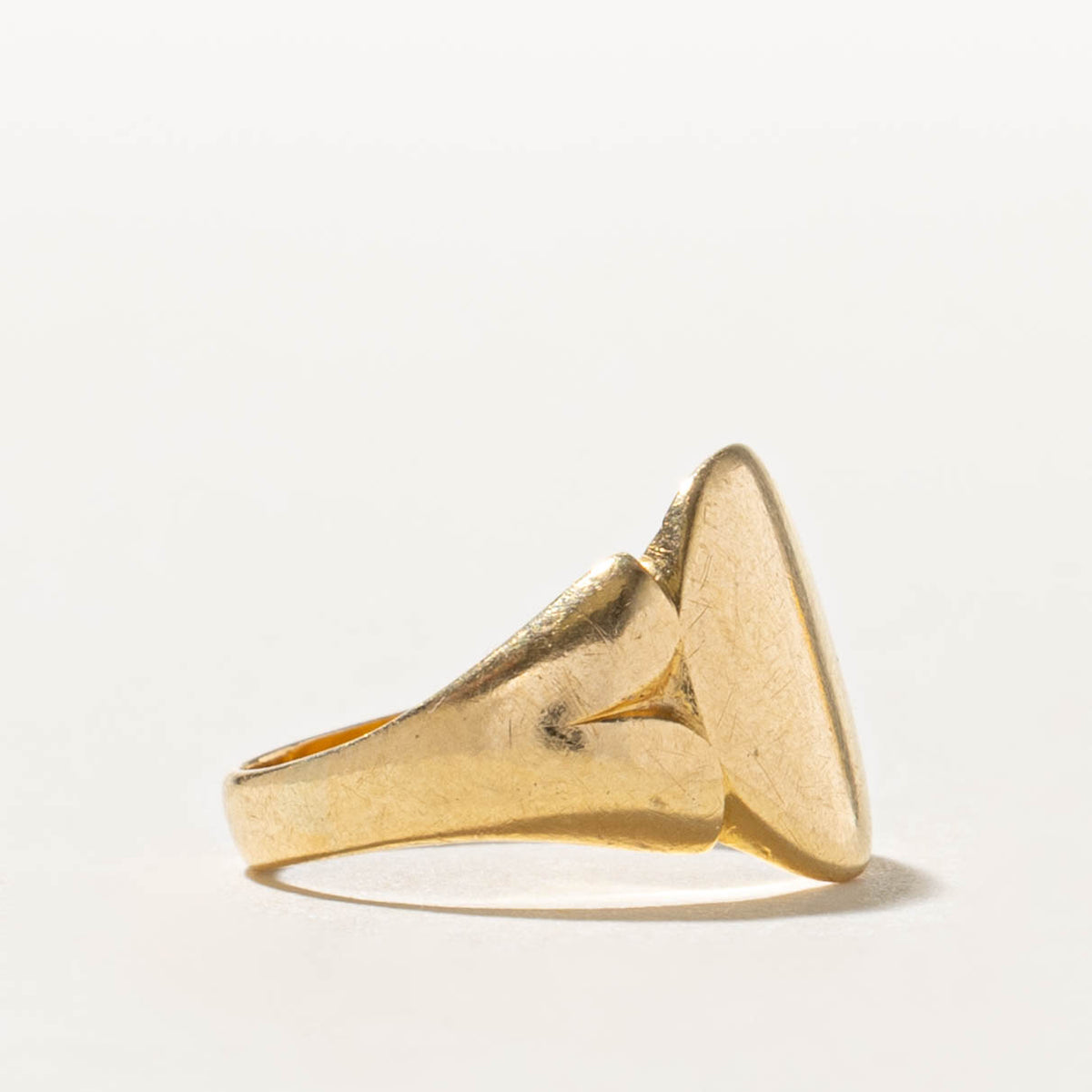 1910 Chester Yellow Gold Signet Ring | SZ 1.75