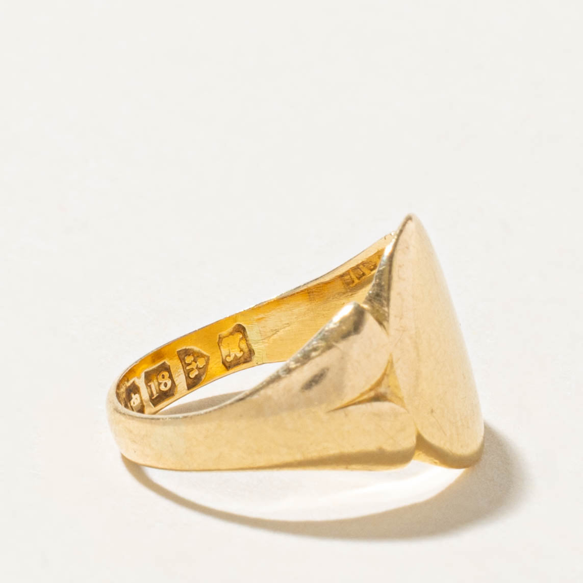 1910 Chester Yellow Gold Signet Ring | SZ 1.75
