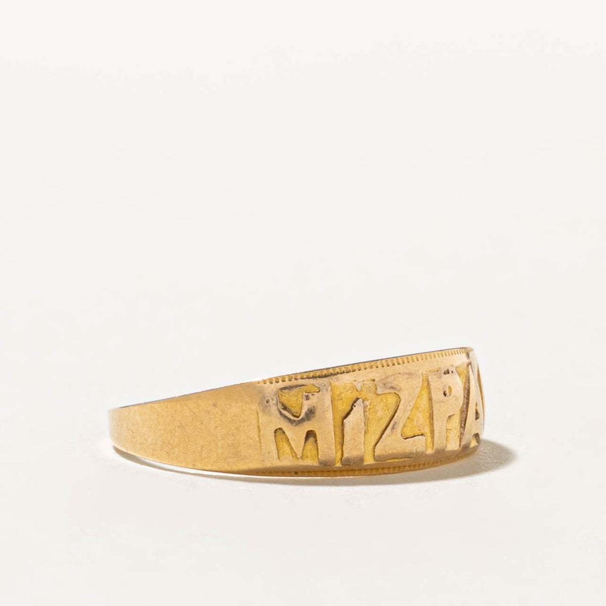1894 Birmingham Yellow Gold Ring | SZ 6.25
