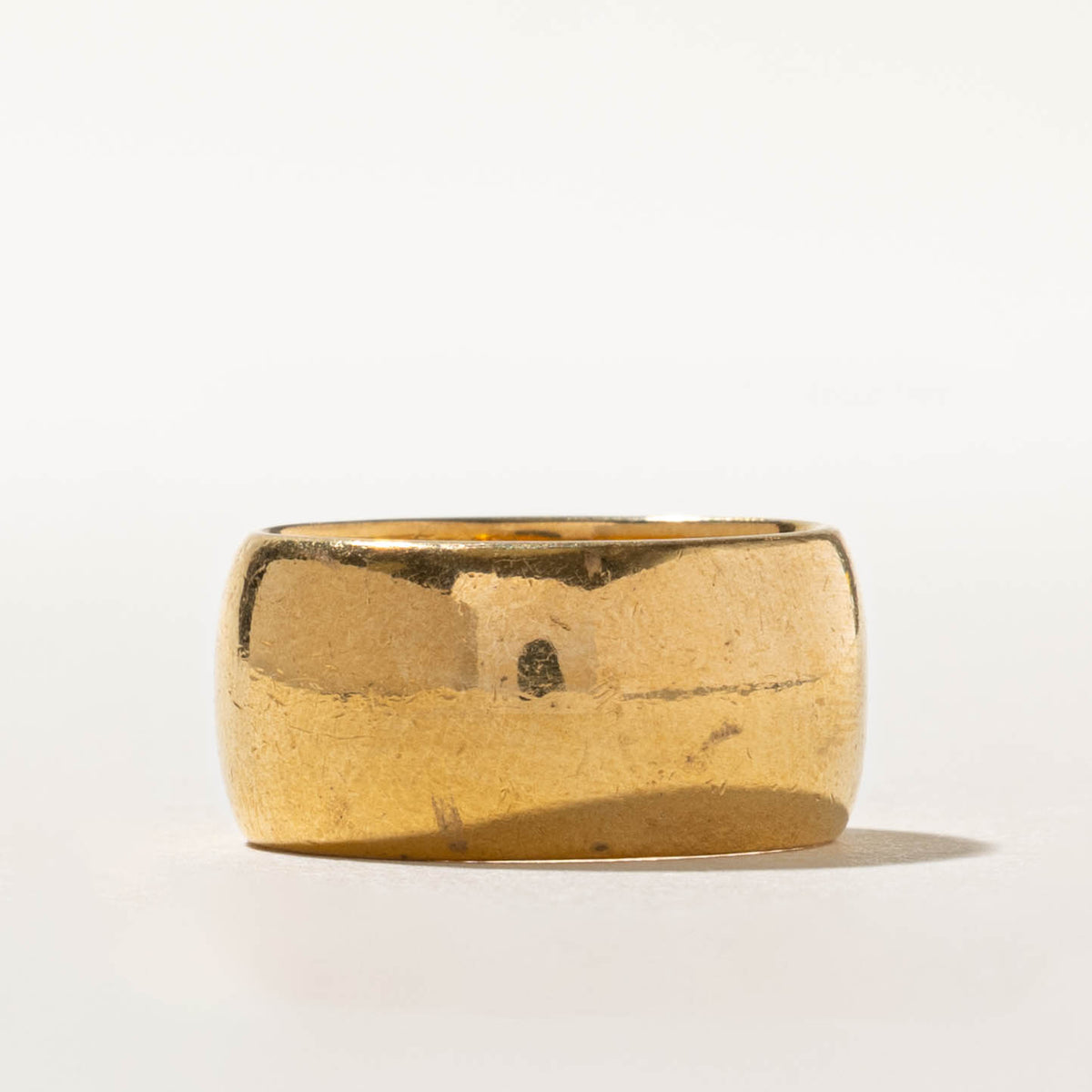1965 Birmingham Yellow Gold Cigar Band | 10mm | SZ 7