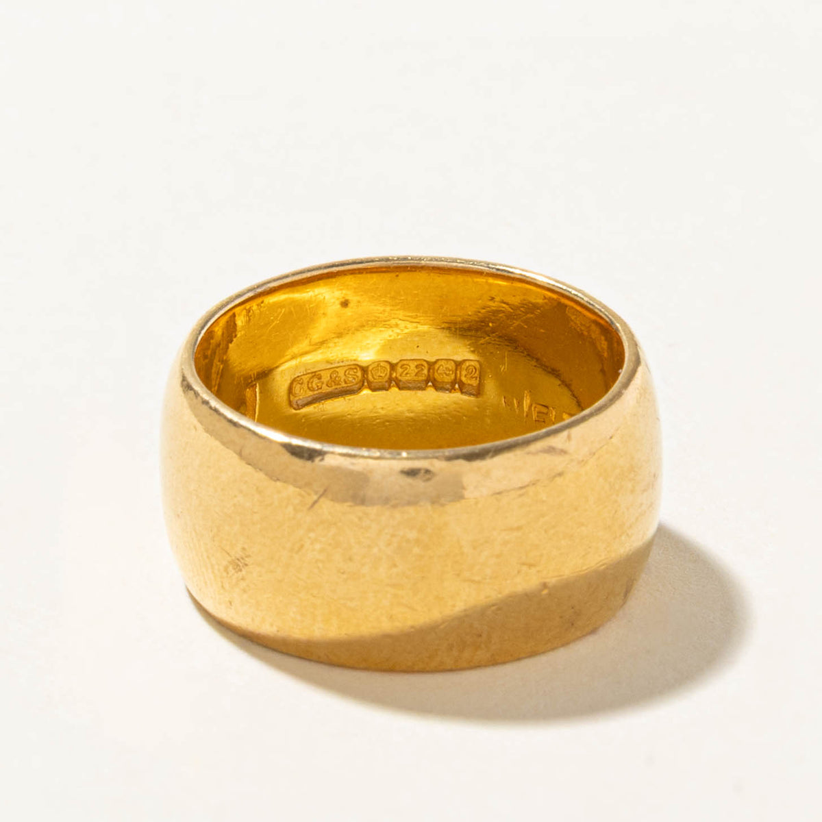 1965 Birmingham Yellow Gold Cigar Band | 10mm | SZ 7