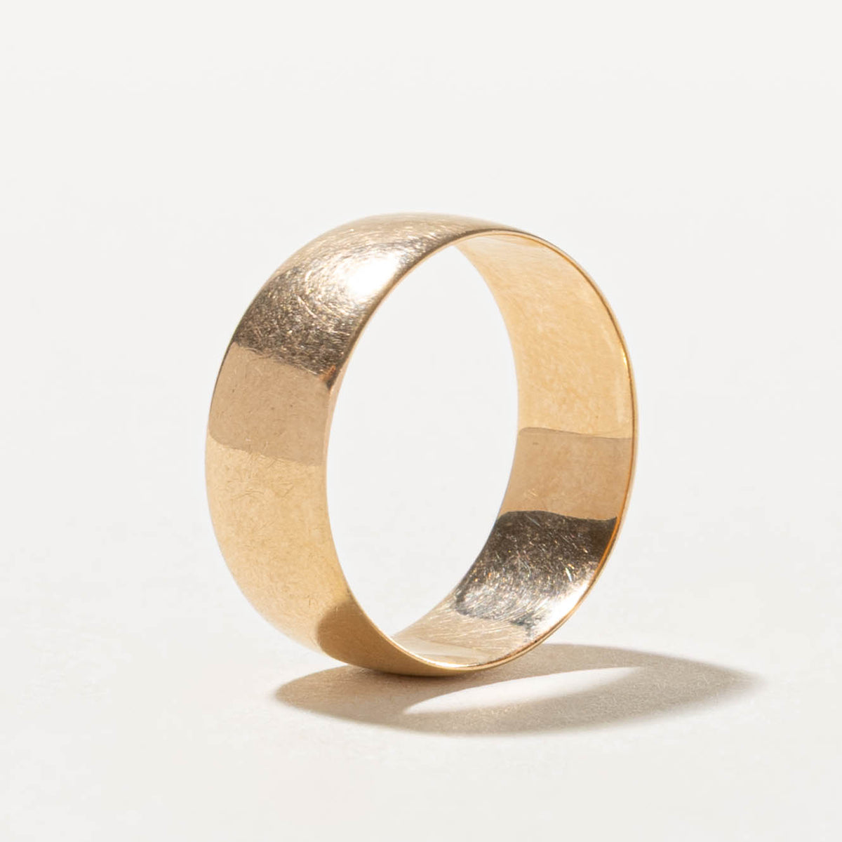 Antique Budapest Yellow Gold Band | 6.6mm | SZ 7