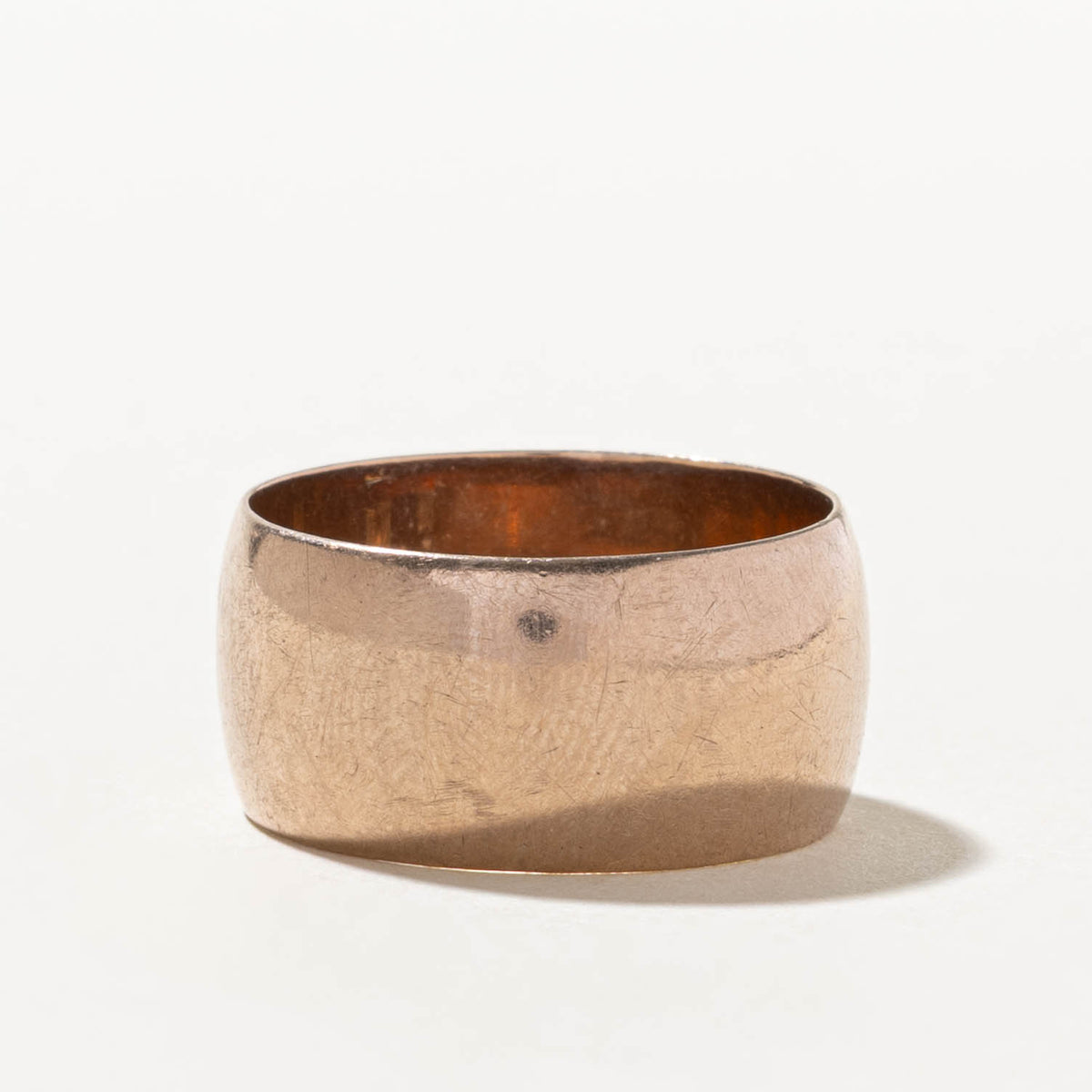 1970 Soviet Hallmarked Kharkov Rose Gold Cigar Band | 10.1mm | SZ 10
