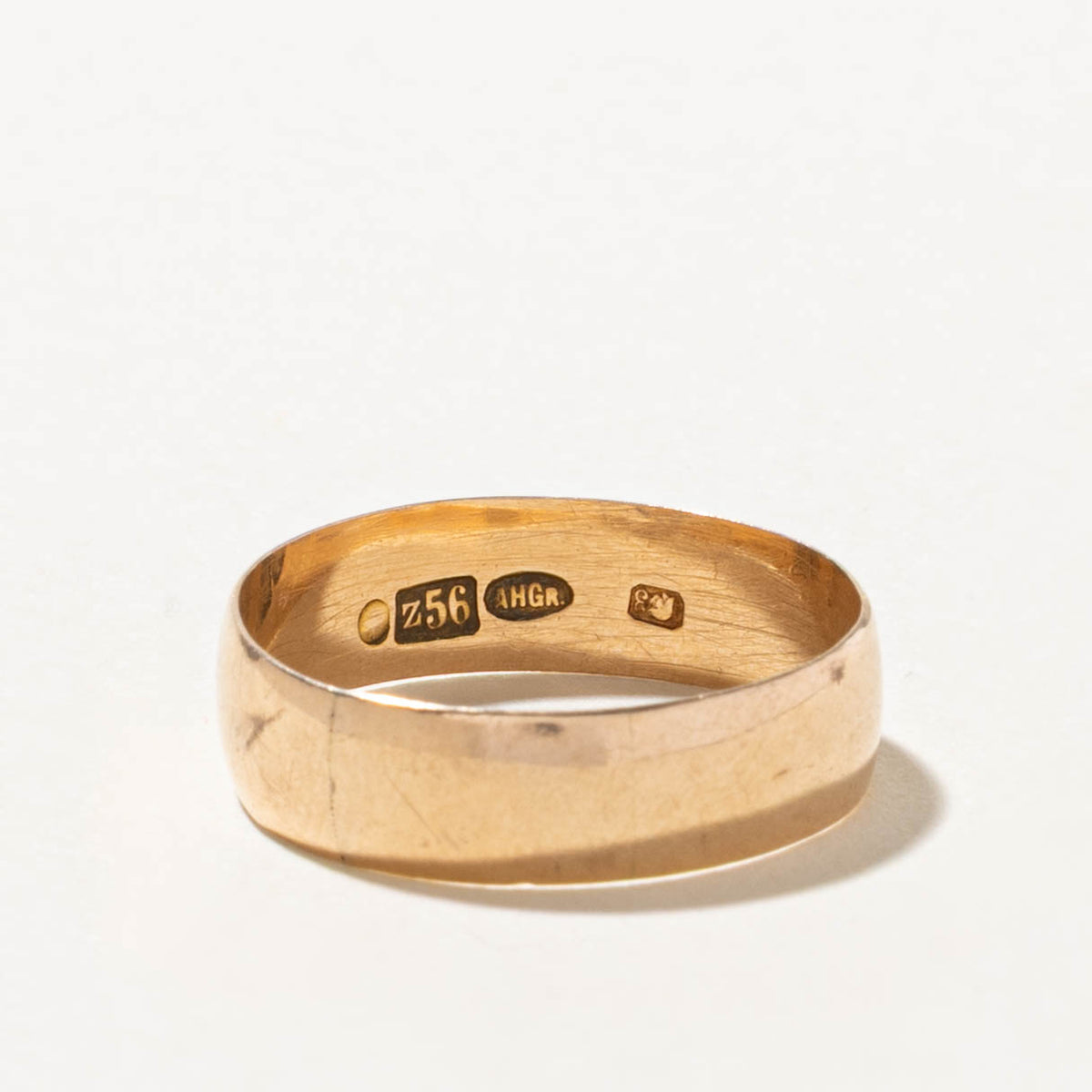 Antique Warsaw 14k Rose Gold Band | 5.4mm | SZ 8.5