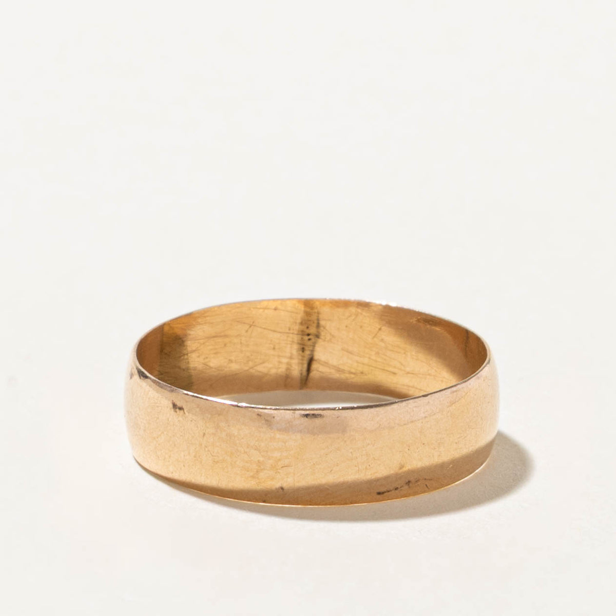 Antique Warsaw 14k Rose Gold Band | 5.4mm | SZ 8.5