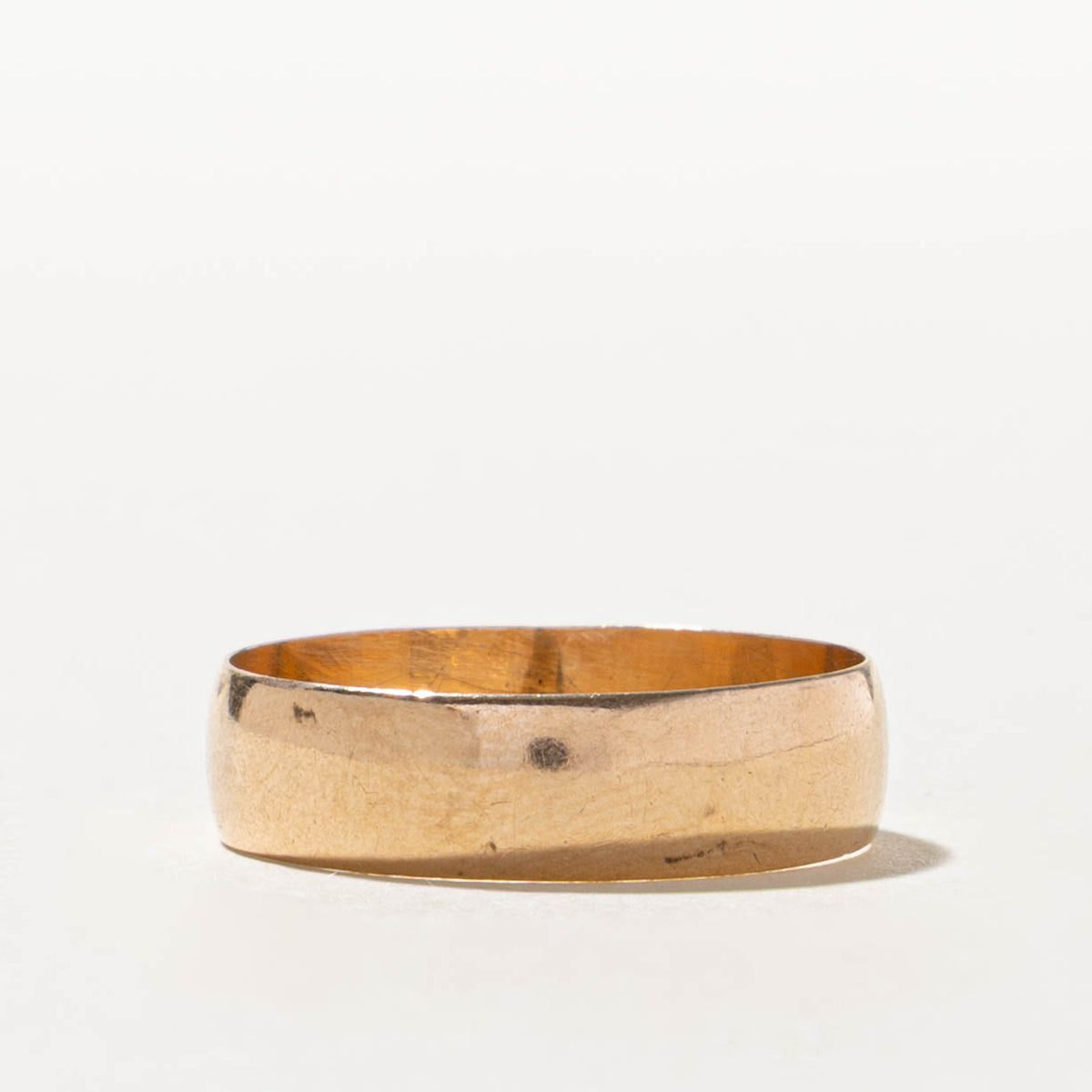 Antique Warsaw 14k Rose Gold Band | 5.4mm | SZ 8.5