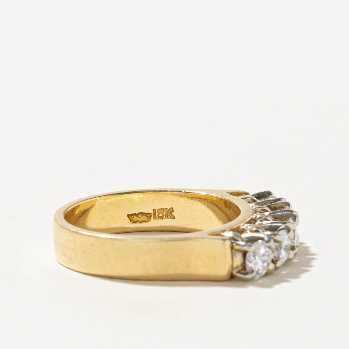 18k Five Stone Diamond Ring | 0.85ctw VS2 G/H | SZ 7