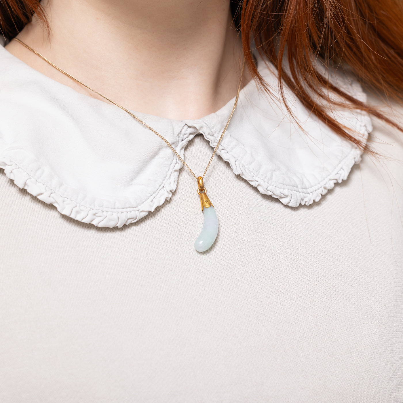 24K Jadeite Drop Pendant | 20.00ct